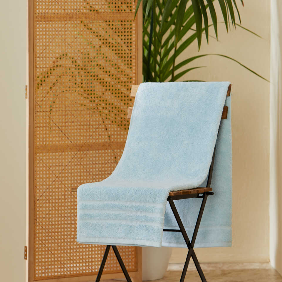 Cotton Towel Micro Touch, 100% Premium Cotton, Pale Blue, 30x50 cm