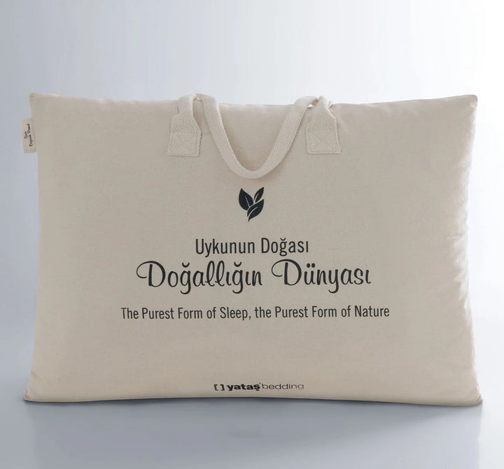 Organic Cotton Pillow Sova, 100% Cotton Filling, 1000 g, 50x70 cm