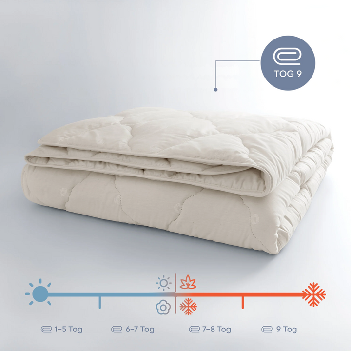 Vilnawashed Quilt, Wool Filling, Winter, 400 g/m², 200x220 cm