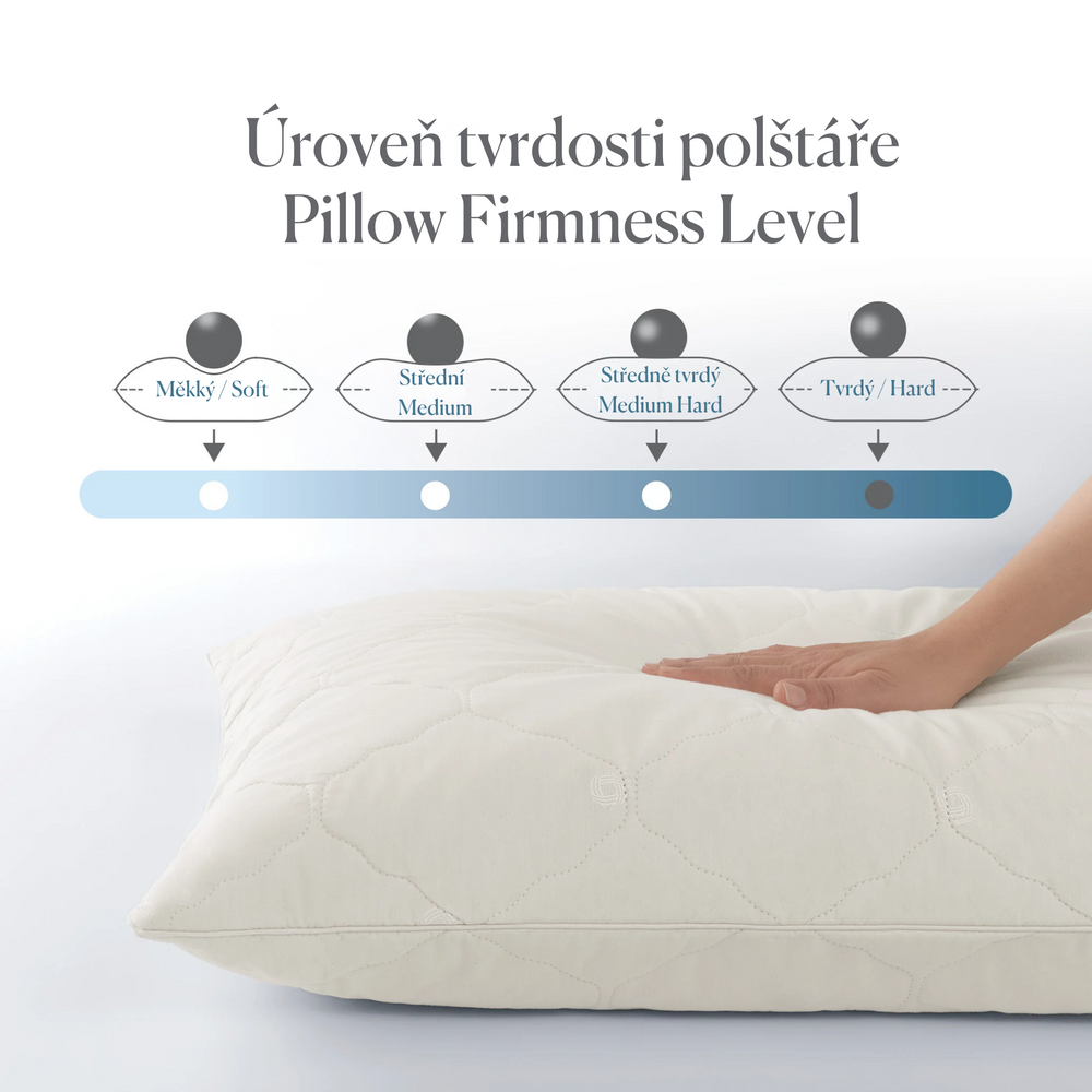 Vilnawashed Pillow, Wool Filling, 1000 g, 50x70 cm