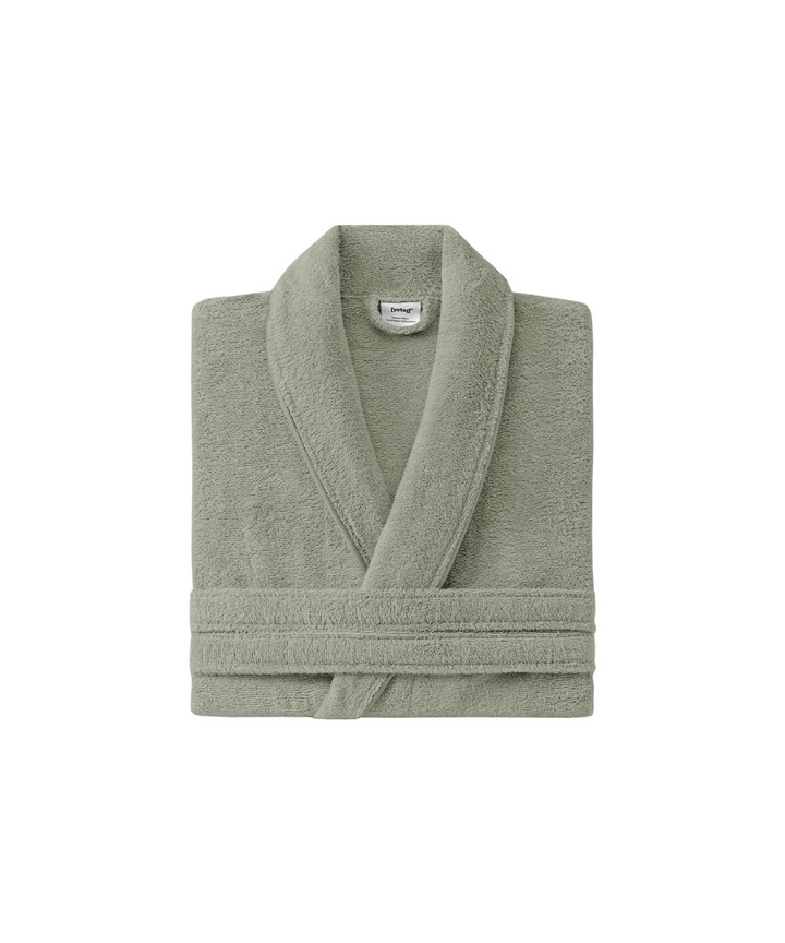 Classic Bathrobe Essentials, 100% Cotton Jersey, Light Green, size L/XL