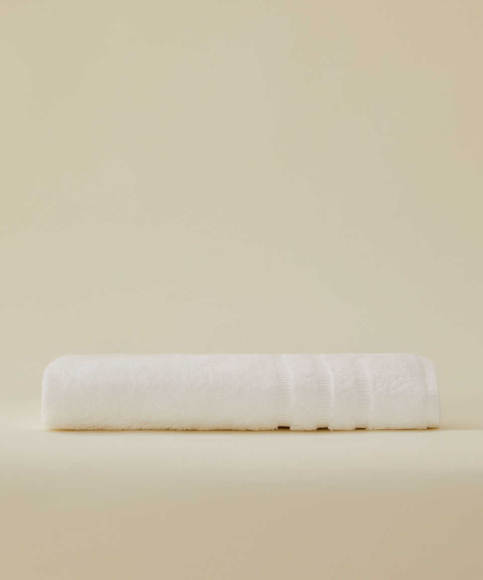 Cotton Towel Micro Touch, White, 100% Premium Cotton, 70x140 cm