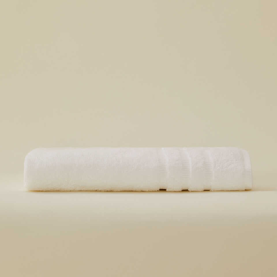 Cotton Towel Micro Touch, White, 100% Premium Cotton, 70x140 cm