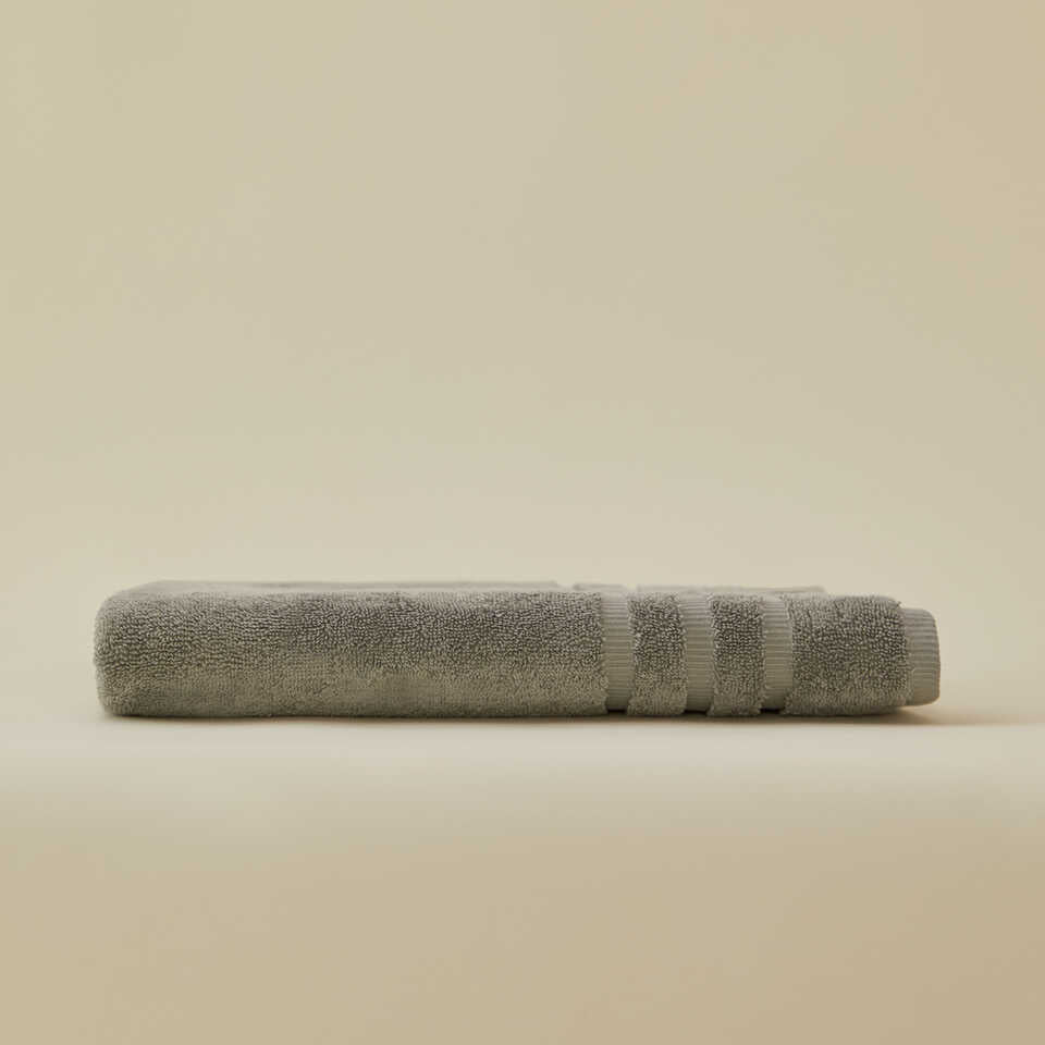Cotton Towel Micro Touch, 100% Premium Cotton, Grey, 30x50 cm