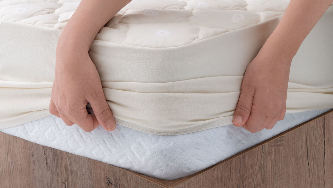 Vilnawashed Mattress Protector, with Wool Filling, Winter, 180x200 cm