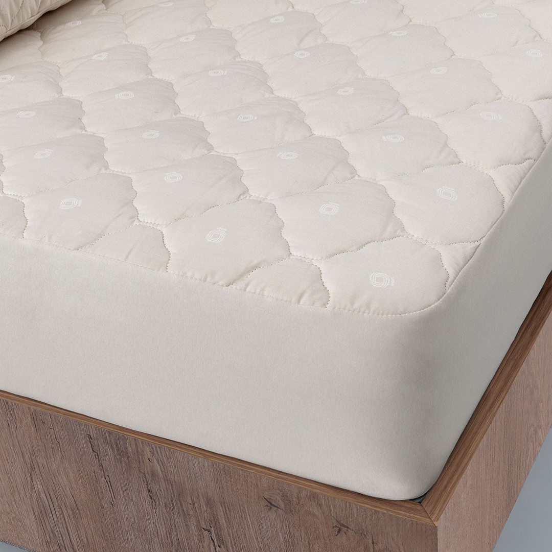 Vilnawashed Mattress Protector, with Wool Filling, Winter, 180x200 cm
