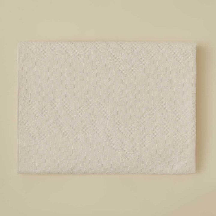 Cotton Throw Blanket Chevron, Powder Pink, 200x220 cm