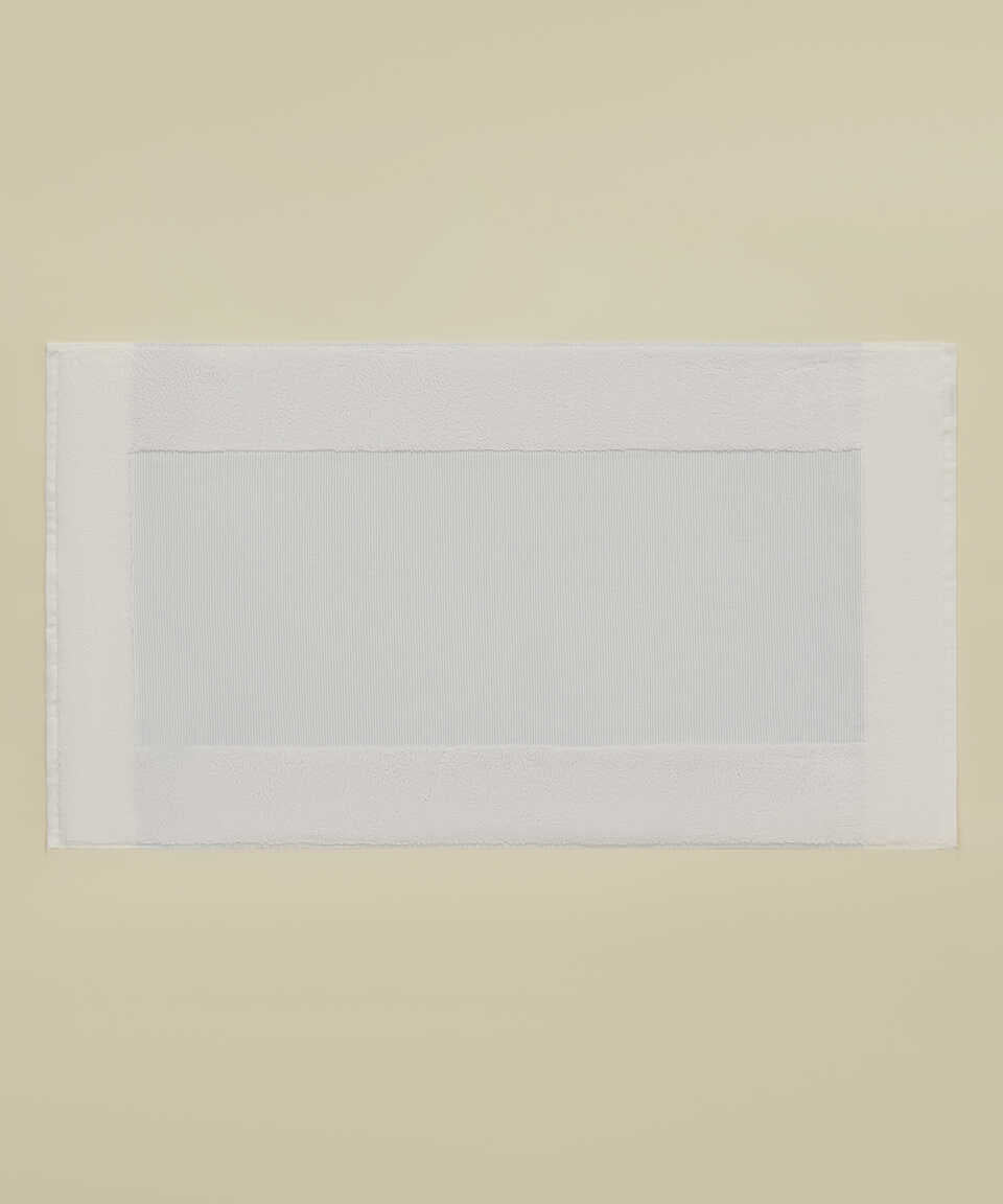 Linen Blend Bath Mat Kilyos, Mint, 50x85 cm