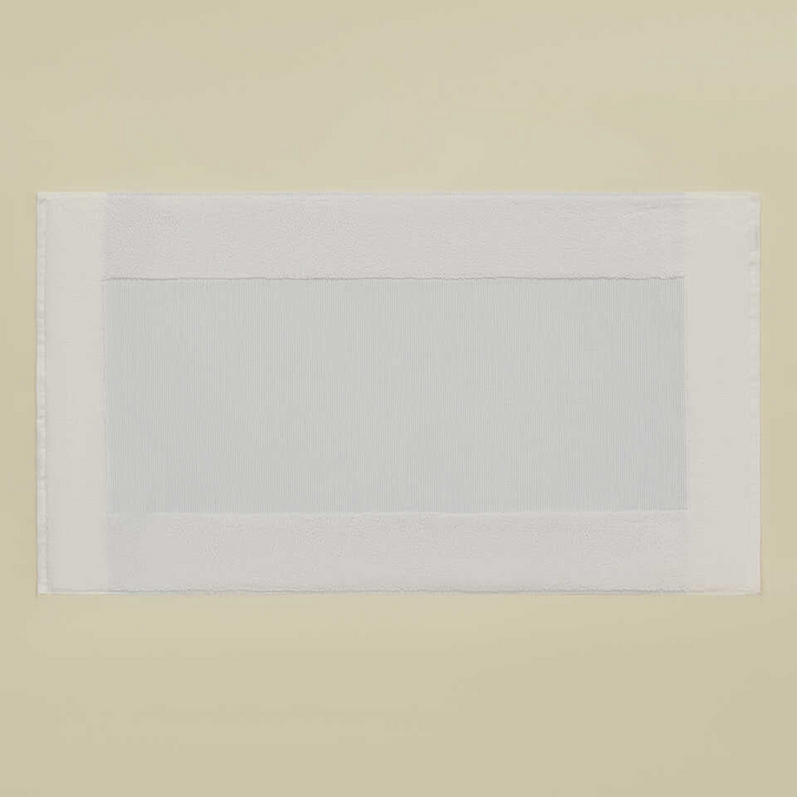 Linen Blend Bath Mat Kilyos, Mint, 50x85 cm