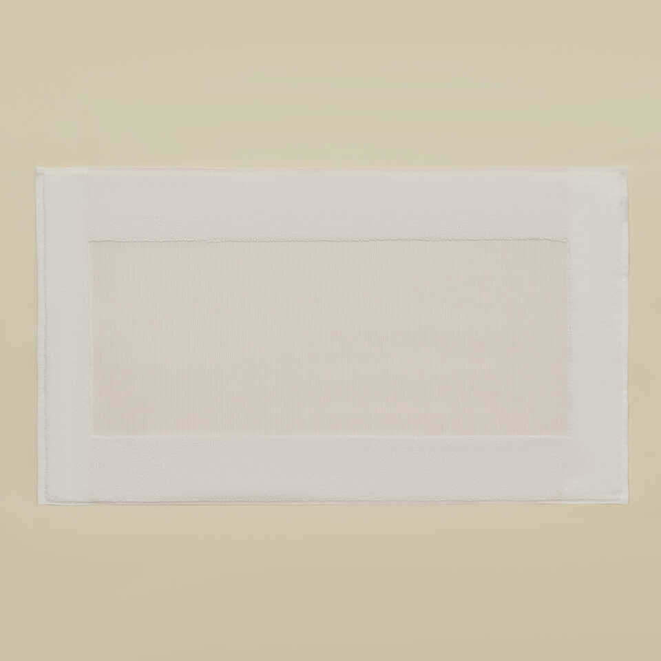 Linen Blend Bath Mat Kilyos, Pink, 50x85 cm