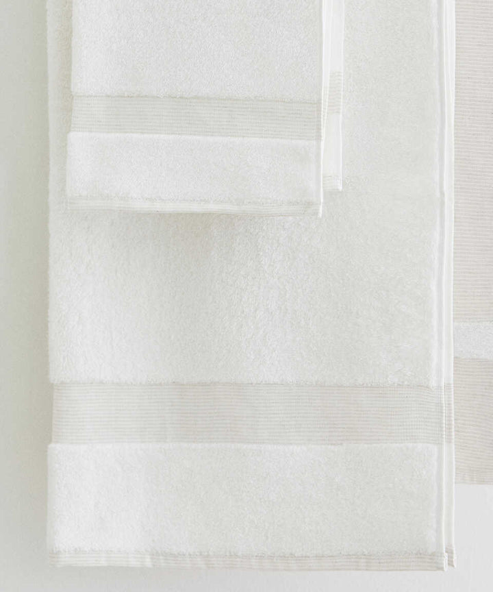 Linen Blend Towel Kilyos Hamam, Beige, 50x100 cm