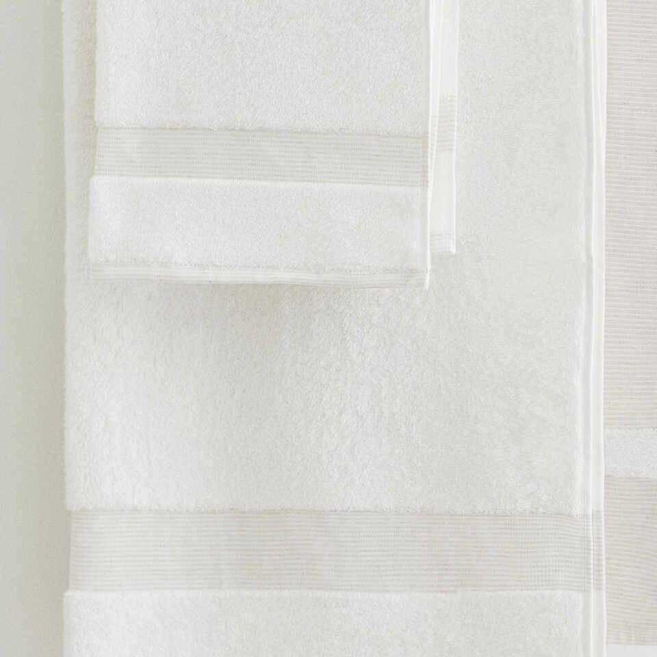 Linen Blend Towel Kilyos Hamam, Beige, 50x100 cm