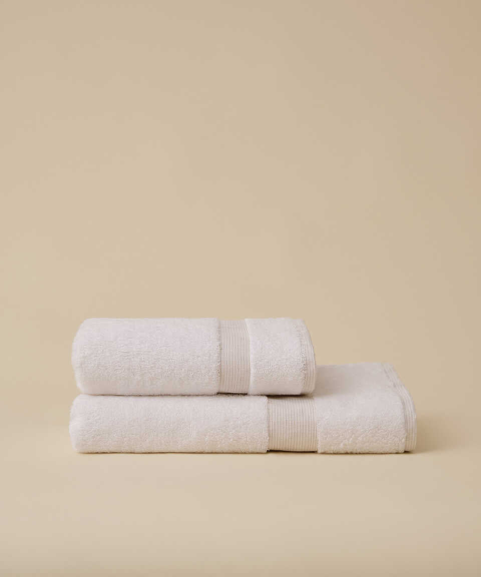 Linen Blend Towel Kilyos Hamam, Beige, 50x100 cm