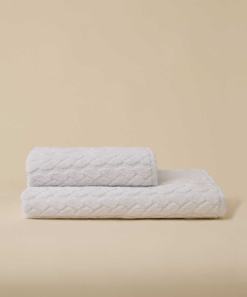 Linen Blend Towel Kilyos Lale, Mint, 50x100 cm