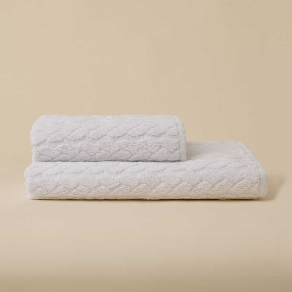 Linen Blend Towel Kilyos Lale, Mint, 50x100 cm