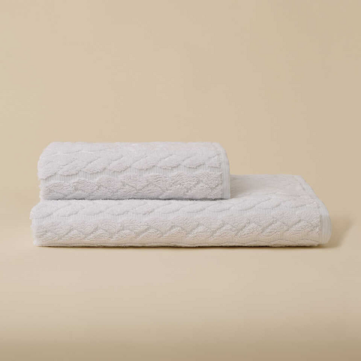 Linen Blend Towel Kilyos Lale, Mint, 50x100 cm