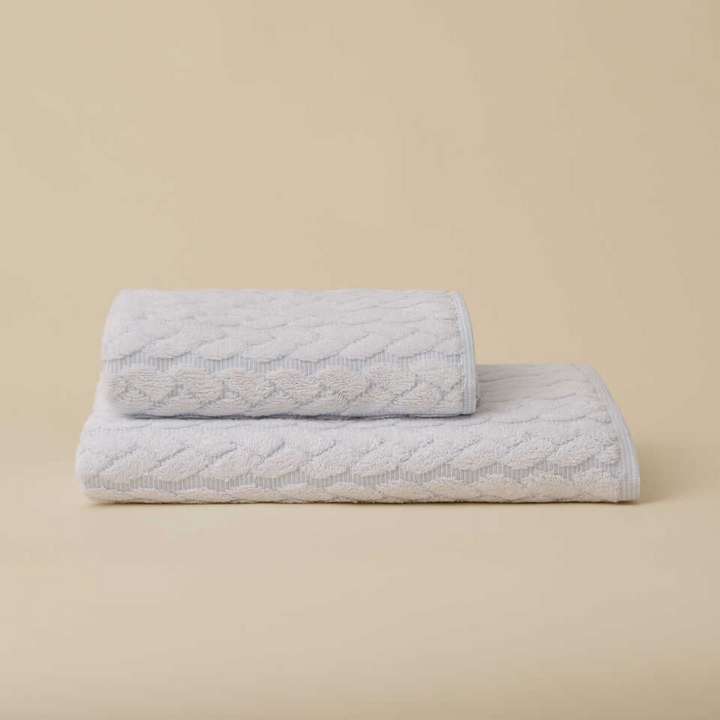Linen Blend Towel Kilyos Lale, Blue, 50x100 cm