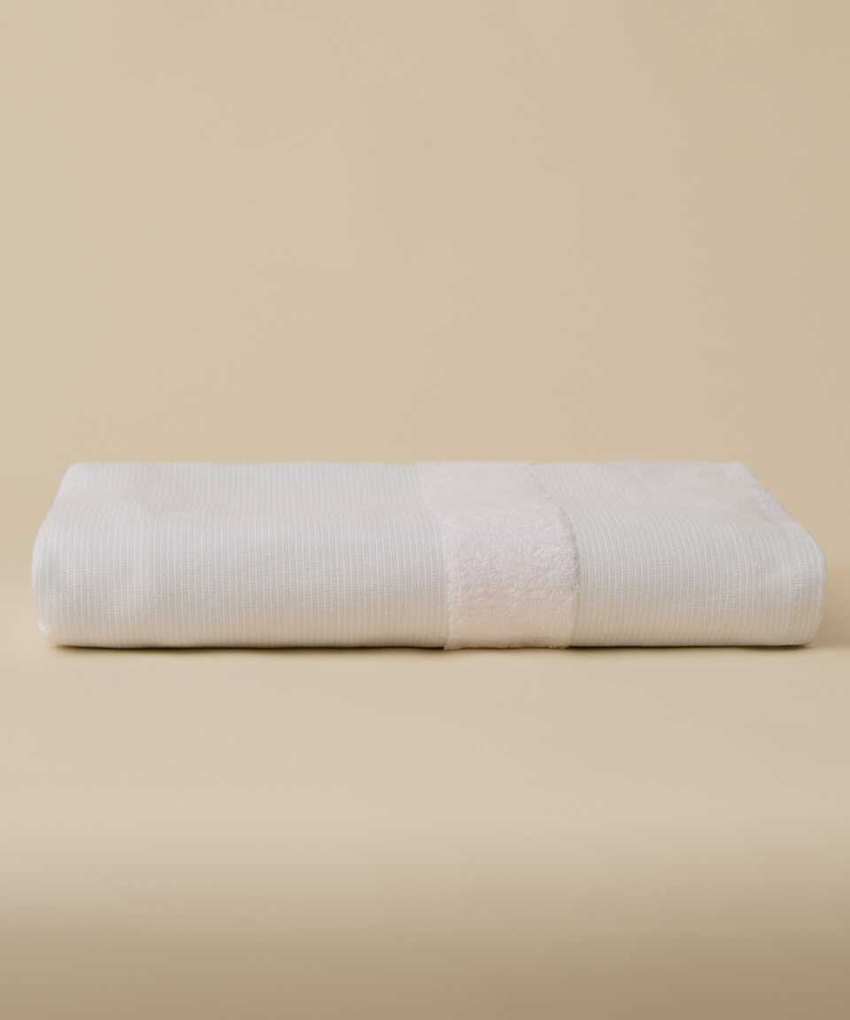 Linen Blend Peshtemal Kilyos, Mint, 76x147 cm