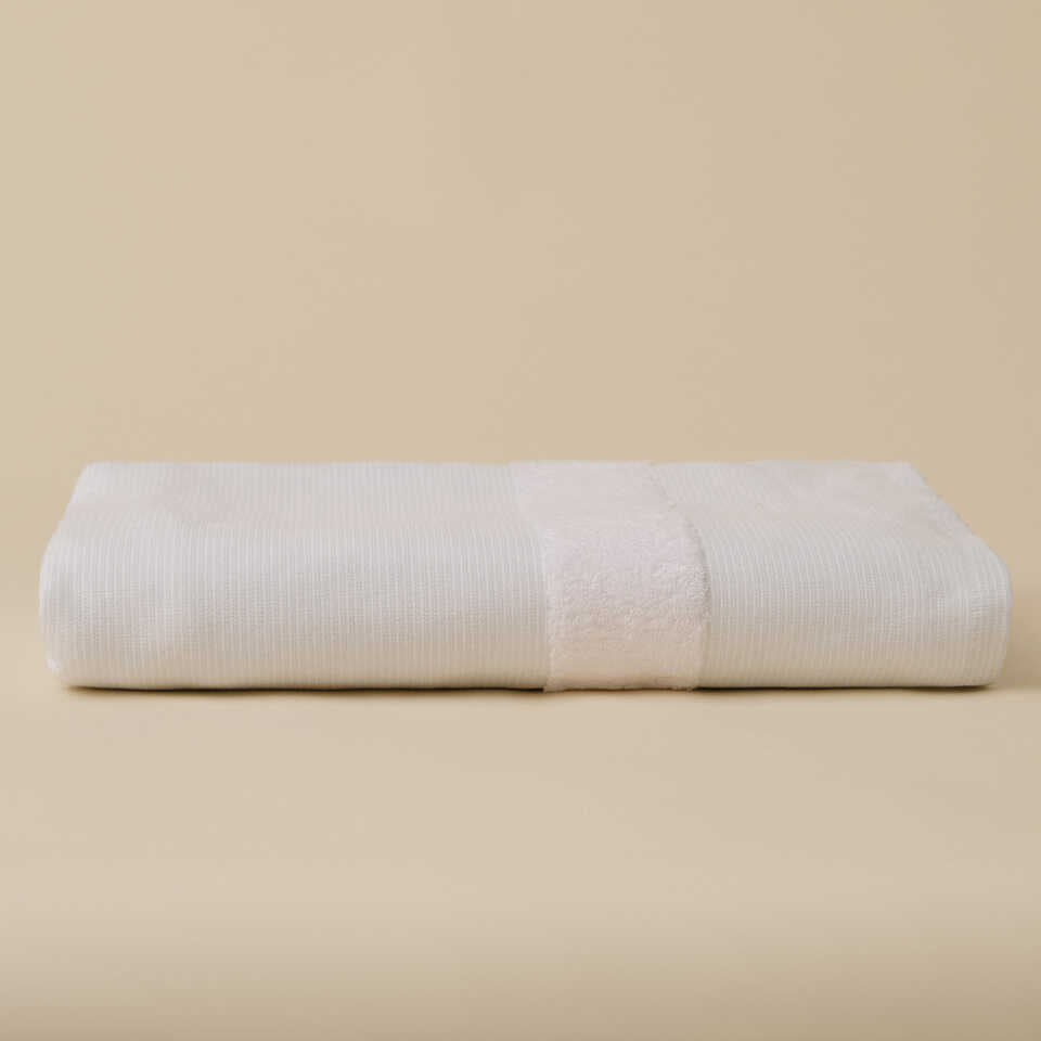 Linen Blend Peshtemal Kilyos, Mint, 76x147 cm