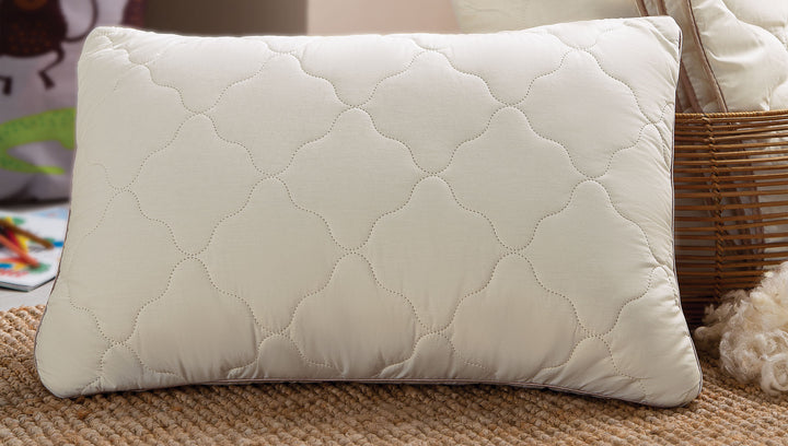 Polštář do dětské postýlky Superwashed, s výplní z vlny, 150 gr, 35x45 cm