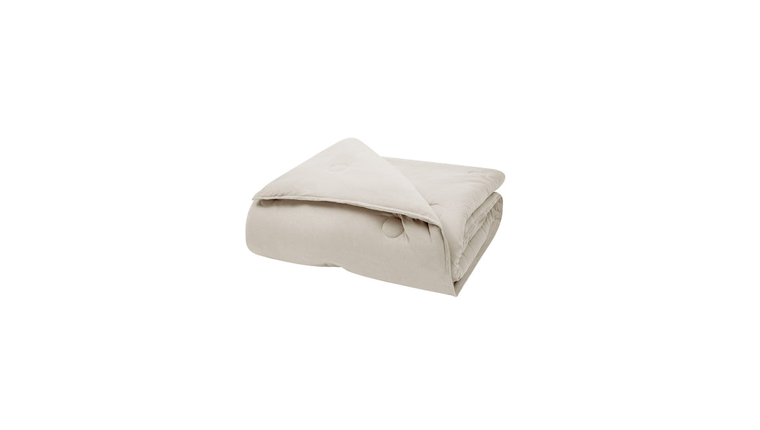 Lupa Soft Quilt, Combed Cotton, Beige, 300 g/m², 200x220 cm