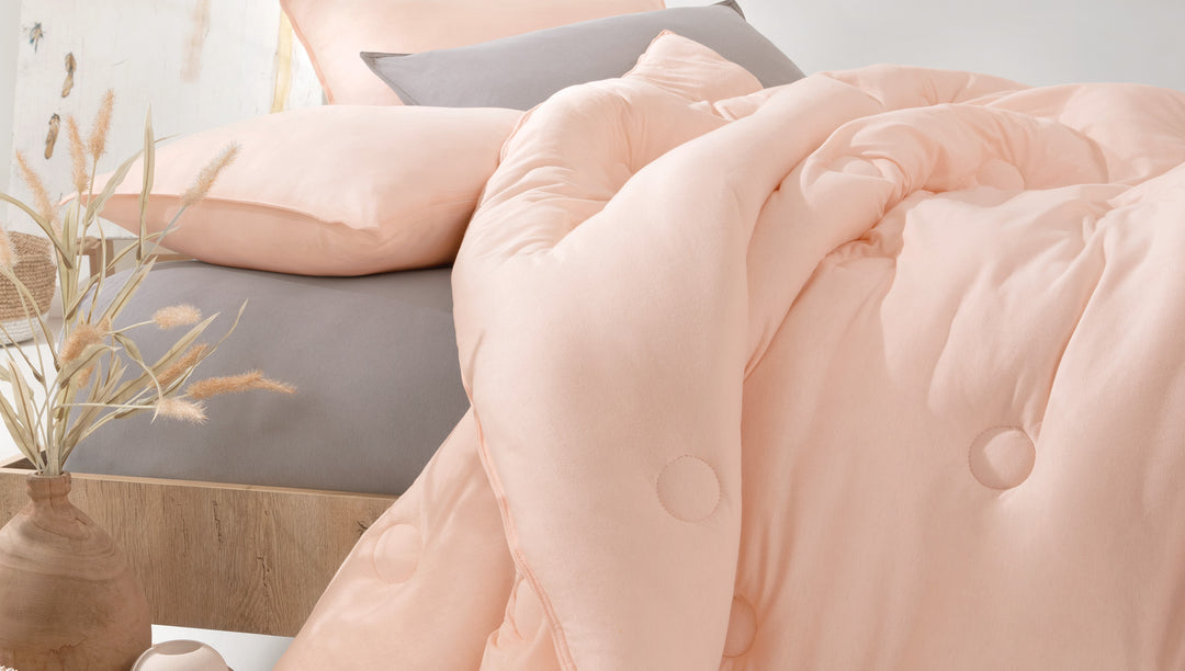 Lupa Soft Quilt, Combed Cotton, Powder Pink, 300 g/m², 200x220 cm