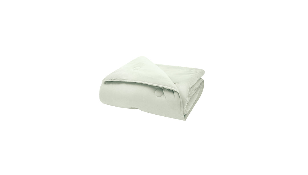 Lupa Soft Quilt, Combed Cotton, Light Green, 300 g/m², 200x220 cm