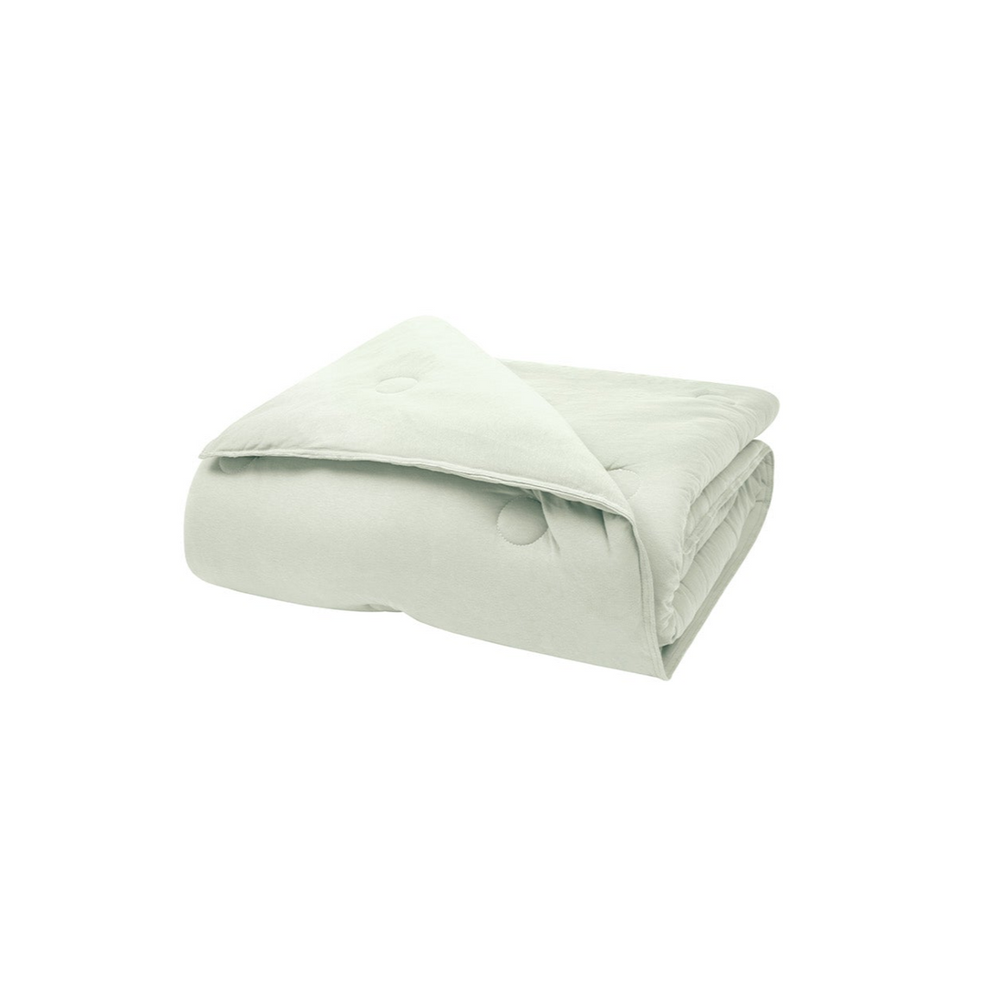 Lupa Soft Quilt, Combed Cotton, Light Green, 300 g/m², 200x220 cm
