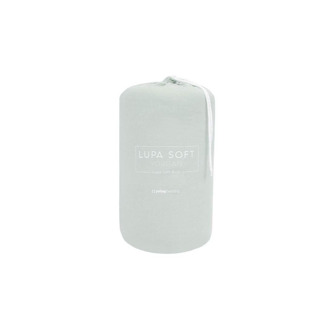 Lupa Soft Quilt, Combed Cotton, Light Green, 300 g/m², 200x220 cm