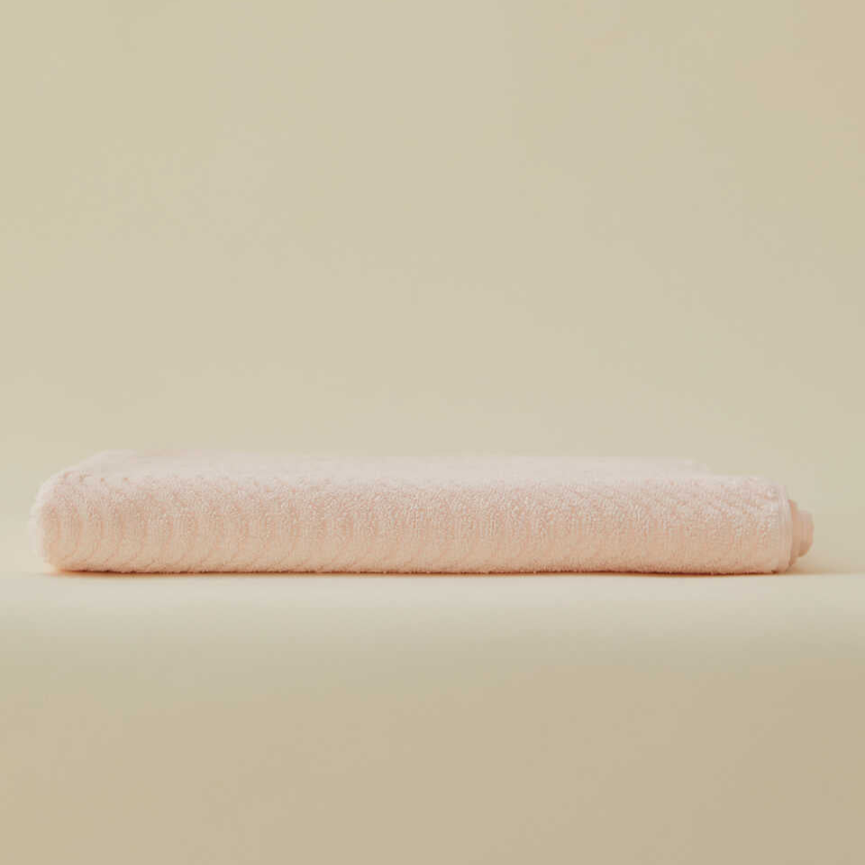 Towel Organic, 100% Organic Cotton, powder pink, 30x50 cm