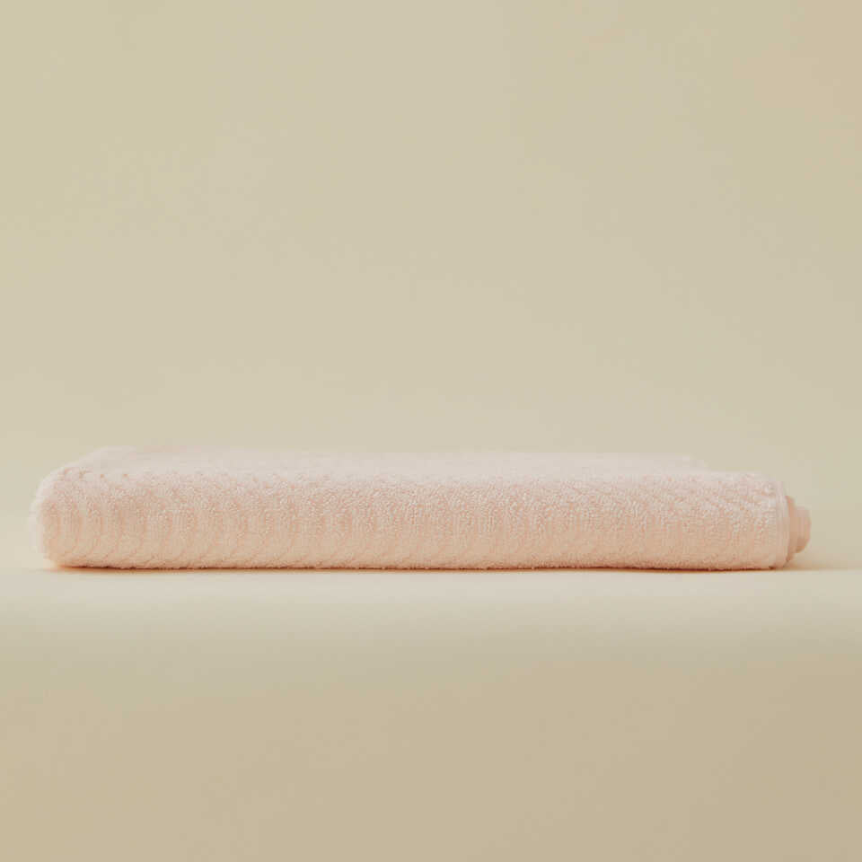 Towel Organic, 100% Organic Cotton, powder pink, 50x100 cm