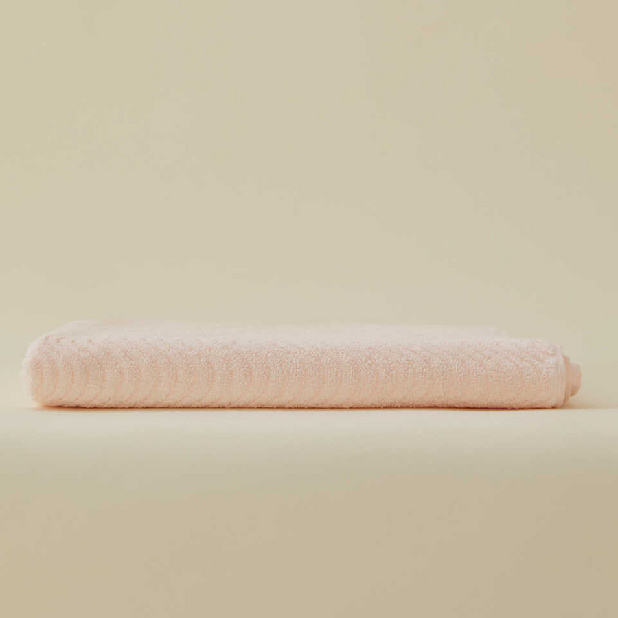 Towel Organic, 100% Organic Cotton, powder pink, 50x100 cm