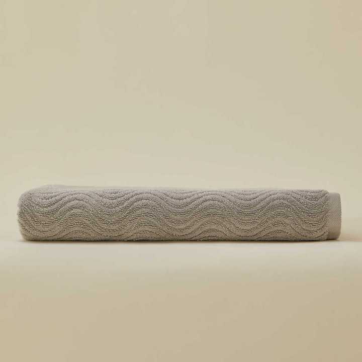Towel Organic, 100% Organic Cotton, grey, 50x100 cm