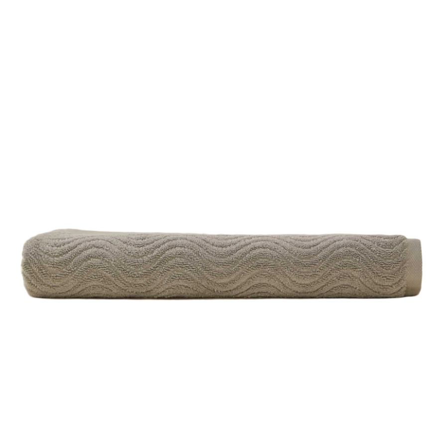 Towel Organic, 100% Organic Cotton, grey, 50x100 cm