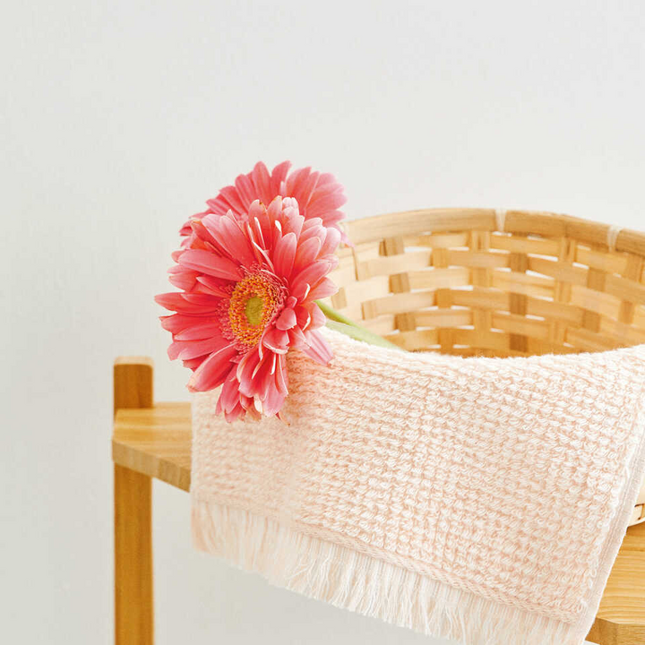 Terry Towel Plush, 100% Premium Cotton, Pink, 76x152 cm