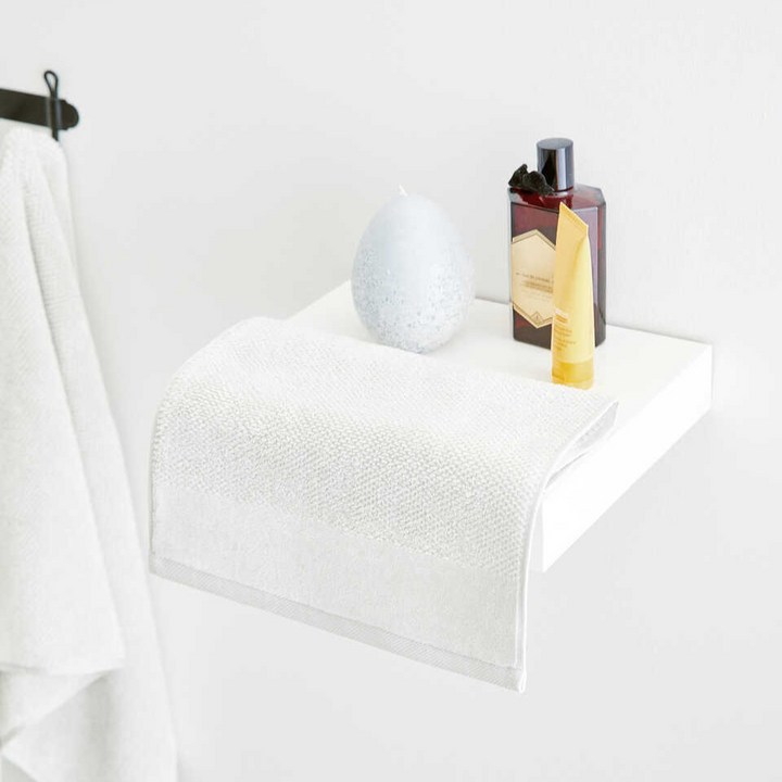 Organic Cotton Towel Sardes, White, 90x150 cm