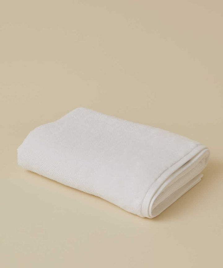 Organic Cotton Towel Sardes, White, 90x150 cm