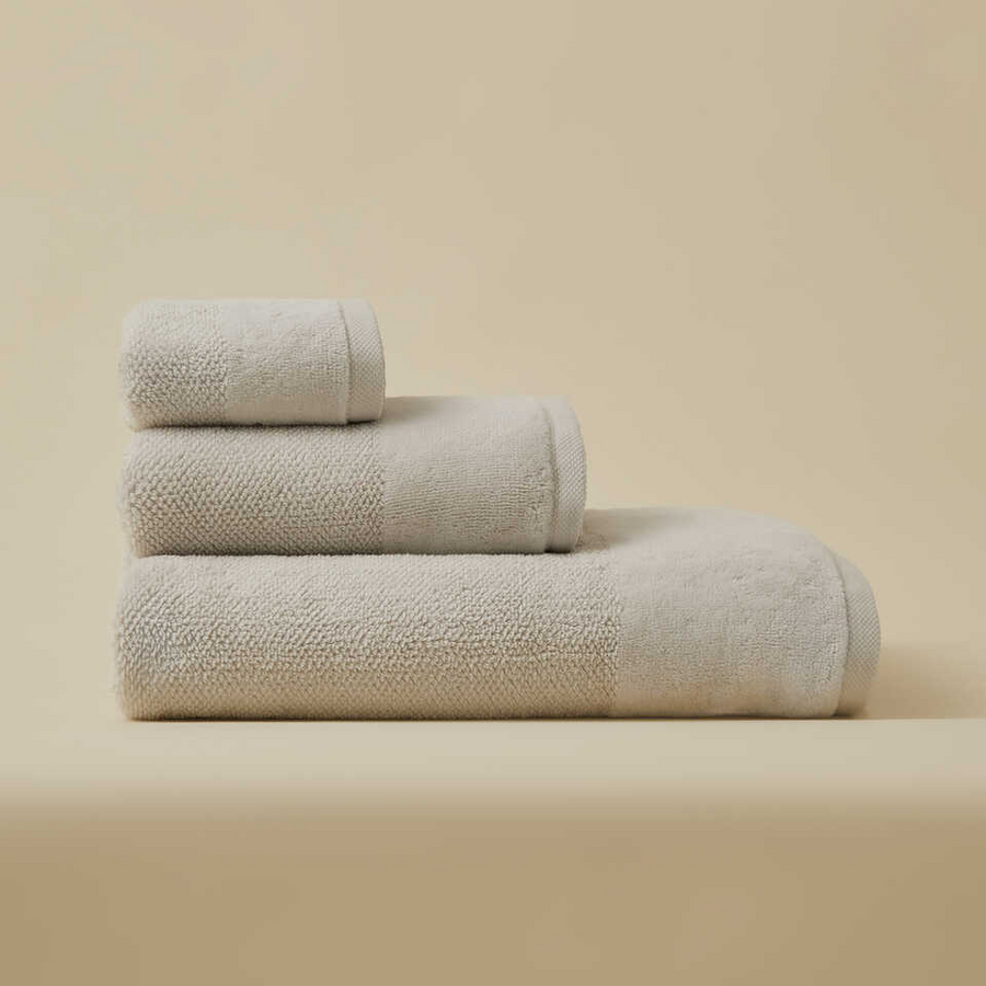 Organic Cotton Towel Sardes, Grey, 90x150 cm