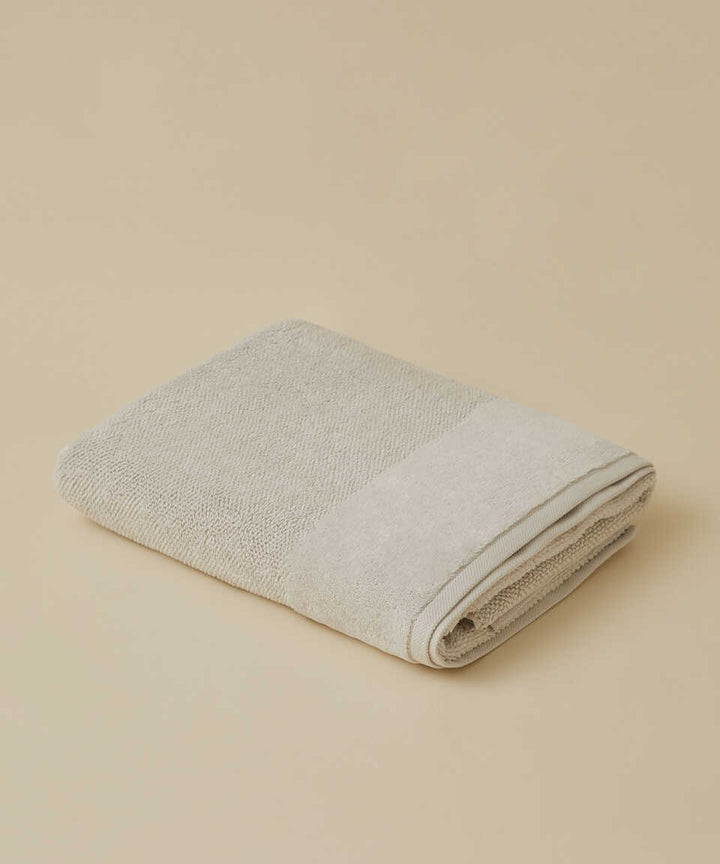 Organic Cotton Towel Sardes, Grey, 90x150 cm