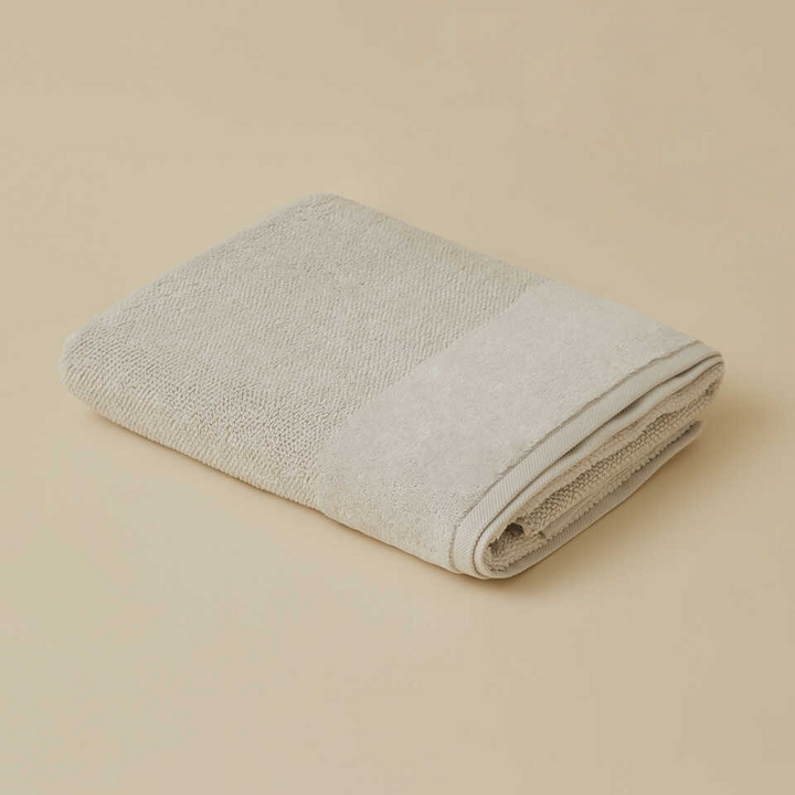 Organic Cotton Towel Sardes, Grey, 90x150 cm
