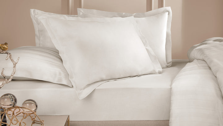 Shelly Maisy Fitted Sheet, Bamboo Sateen, beige, 180x200 cm