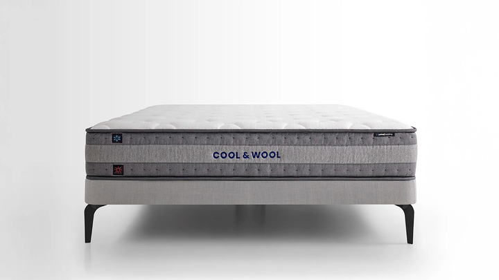 Cool & Wool Mattress, Medium Firm, Pocket Spring, Double-Sided/Thermoregulatory, 180x200 cm