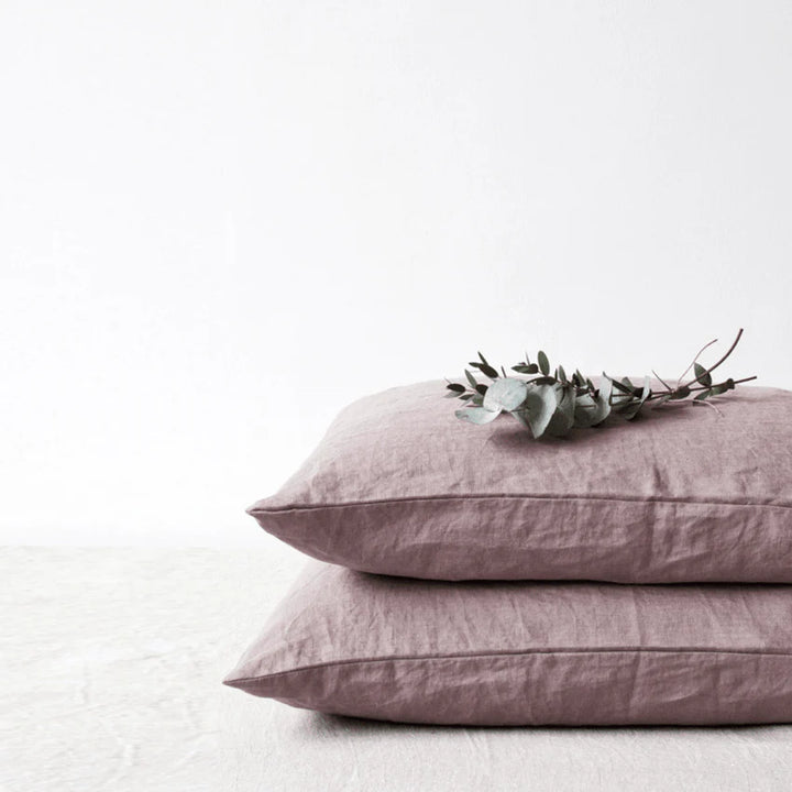 Ashes of Roses Linen Pillowcase, 40x40 cm, Linen Tales