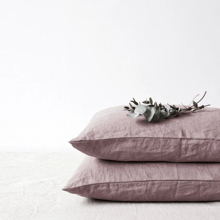 Ashes of Roses Linen Pillowcase, 40x40 cm, Linen Tales