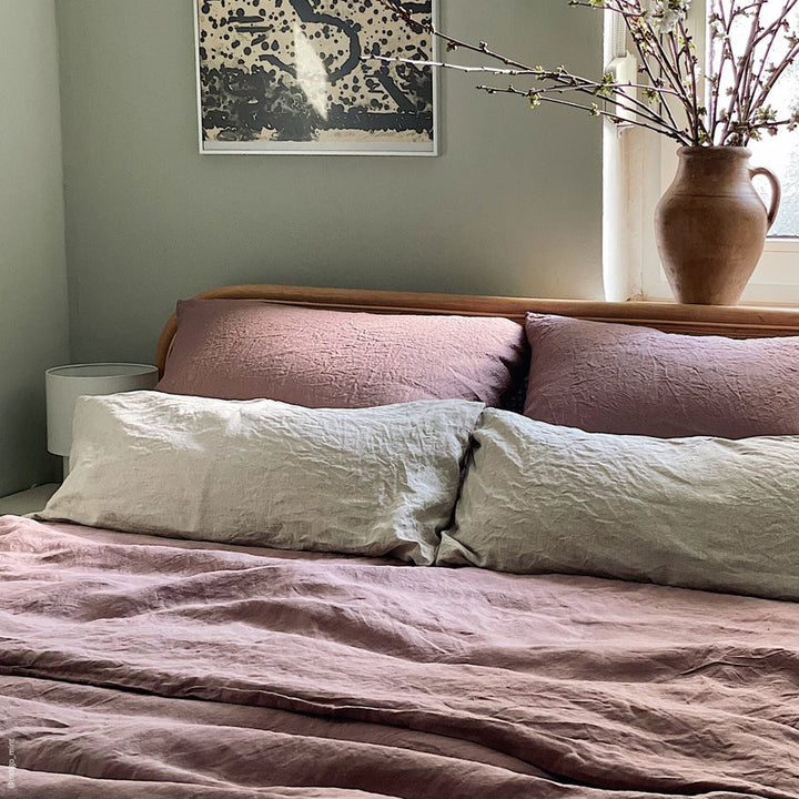 Ashes of Roses Linen Pillowcase, 40x40 cm, Linen Tales