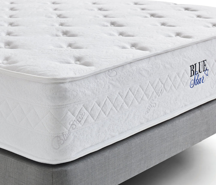 Blue Star Roll Pack Mattress, Hard, Pocket Spring, Double-Sided/Thermoregulatory, 200x200 cm