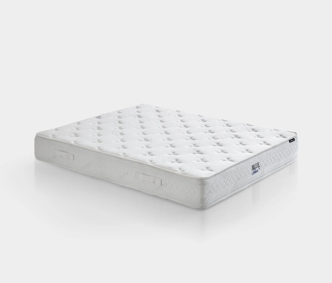 Blue Star Roll Pack Mattress, Hard, Pocket Spring, Double-Sided/Thermoregulatory, 200x200 cm