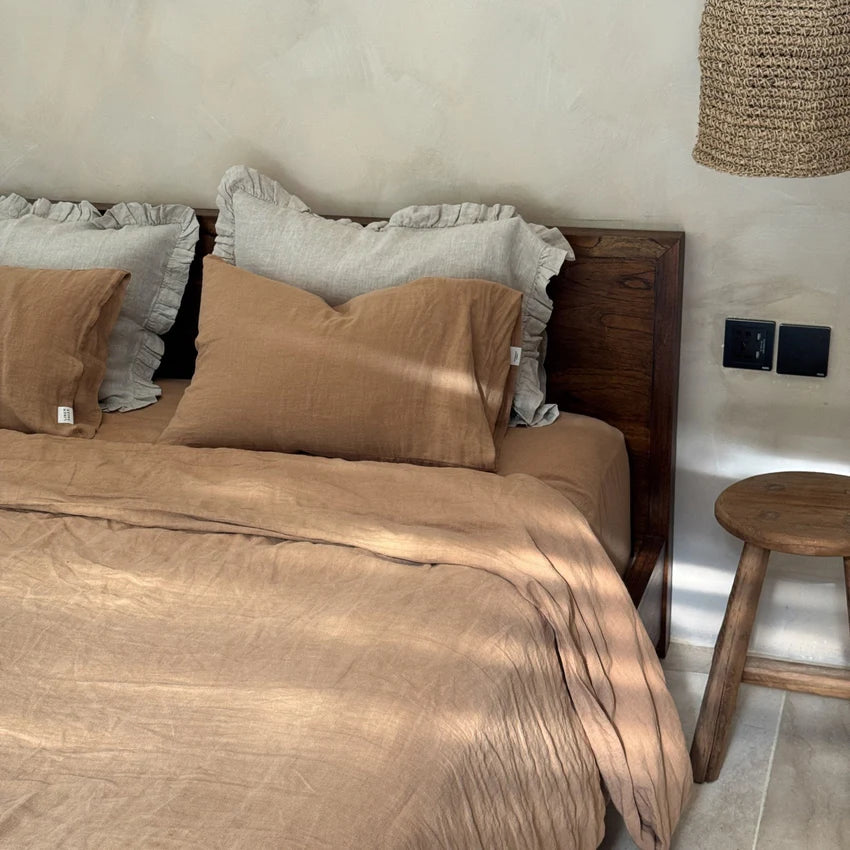 Camel Linen Pillowcase, 40x40 cm, Linen Tales