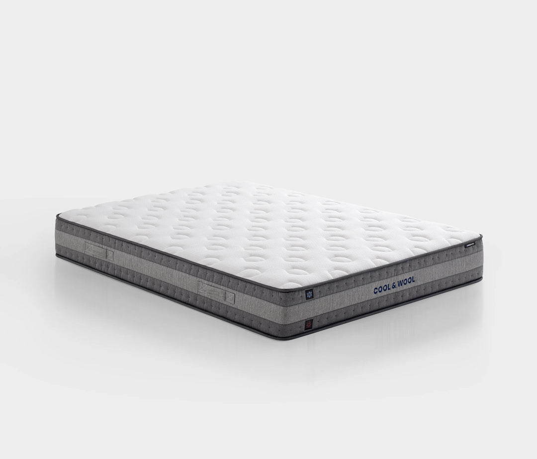 Cool & Wool Mattress, Medium Firm, Pocket Spring, Double-Sided/Thermoregulatory, 180x200 cm