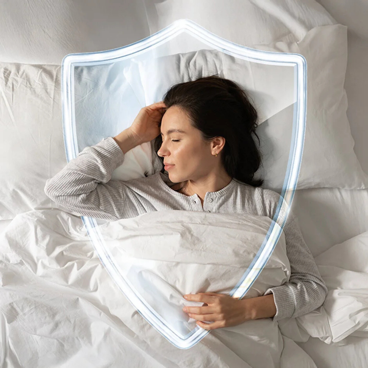 Chránič matrace, proti komárům, s bambusovými vlákny, 160x200 cm